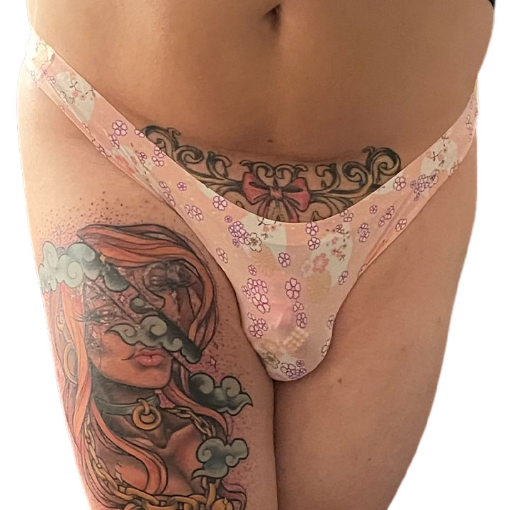 Sissy Nylon Thong - Image 7