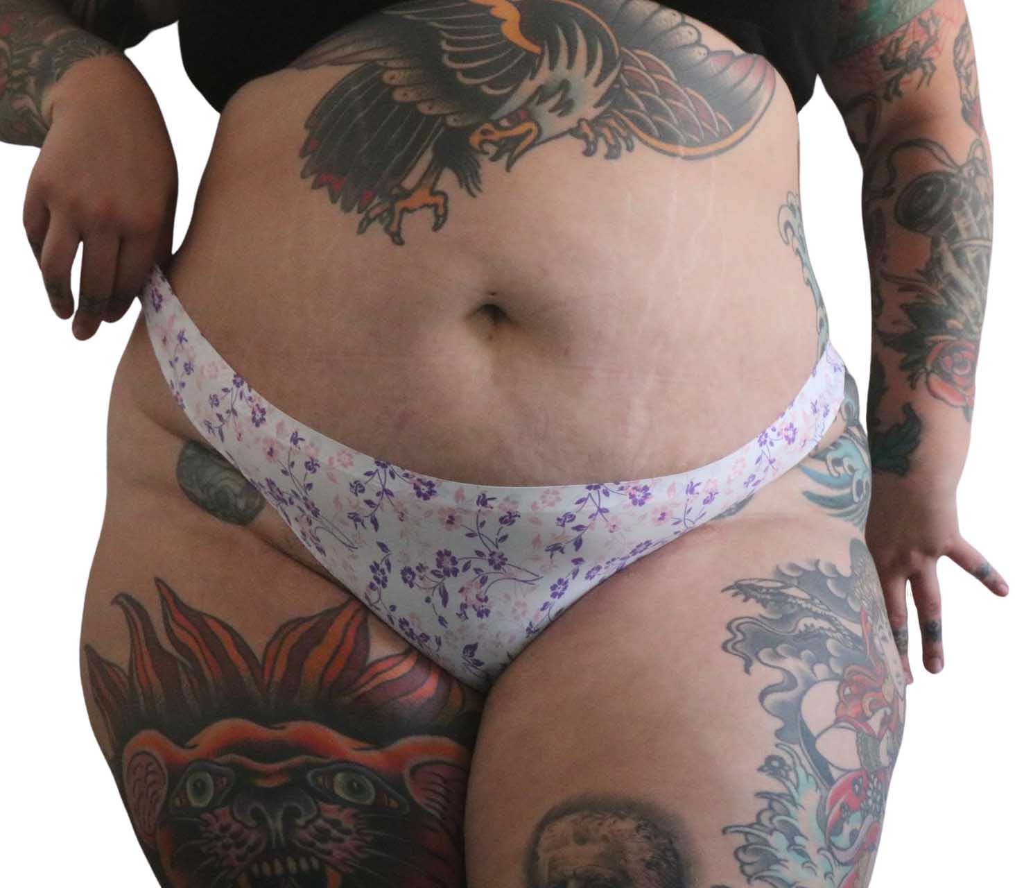 Sissy Nylon Thong - Image 12