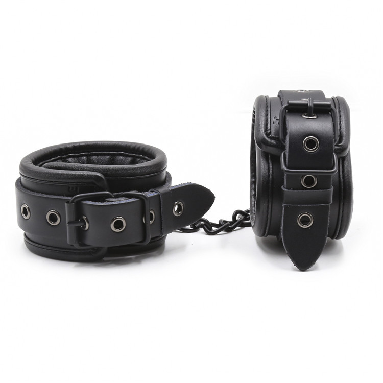 Blackout Padded Leather Cuffs