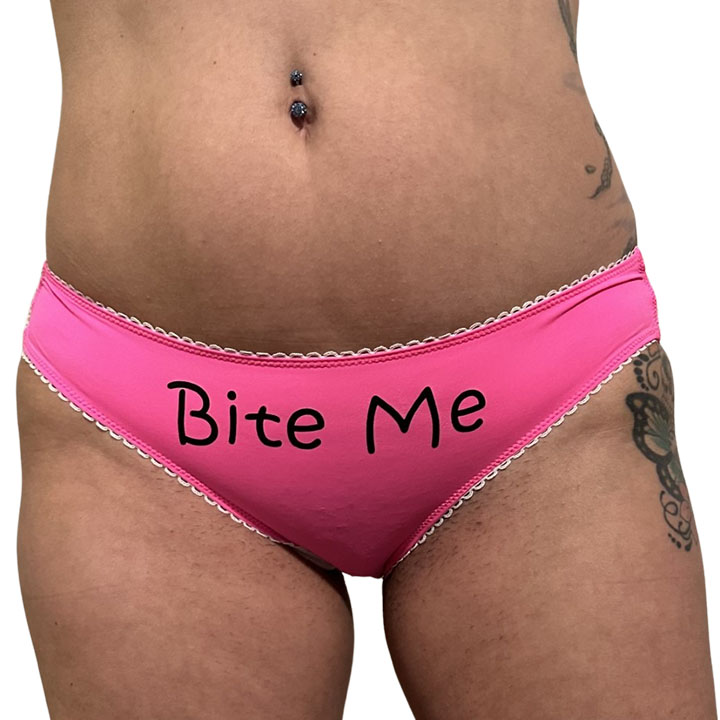 Bite Me Laced Cheeky Panty - Image 7