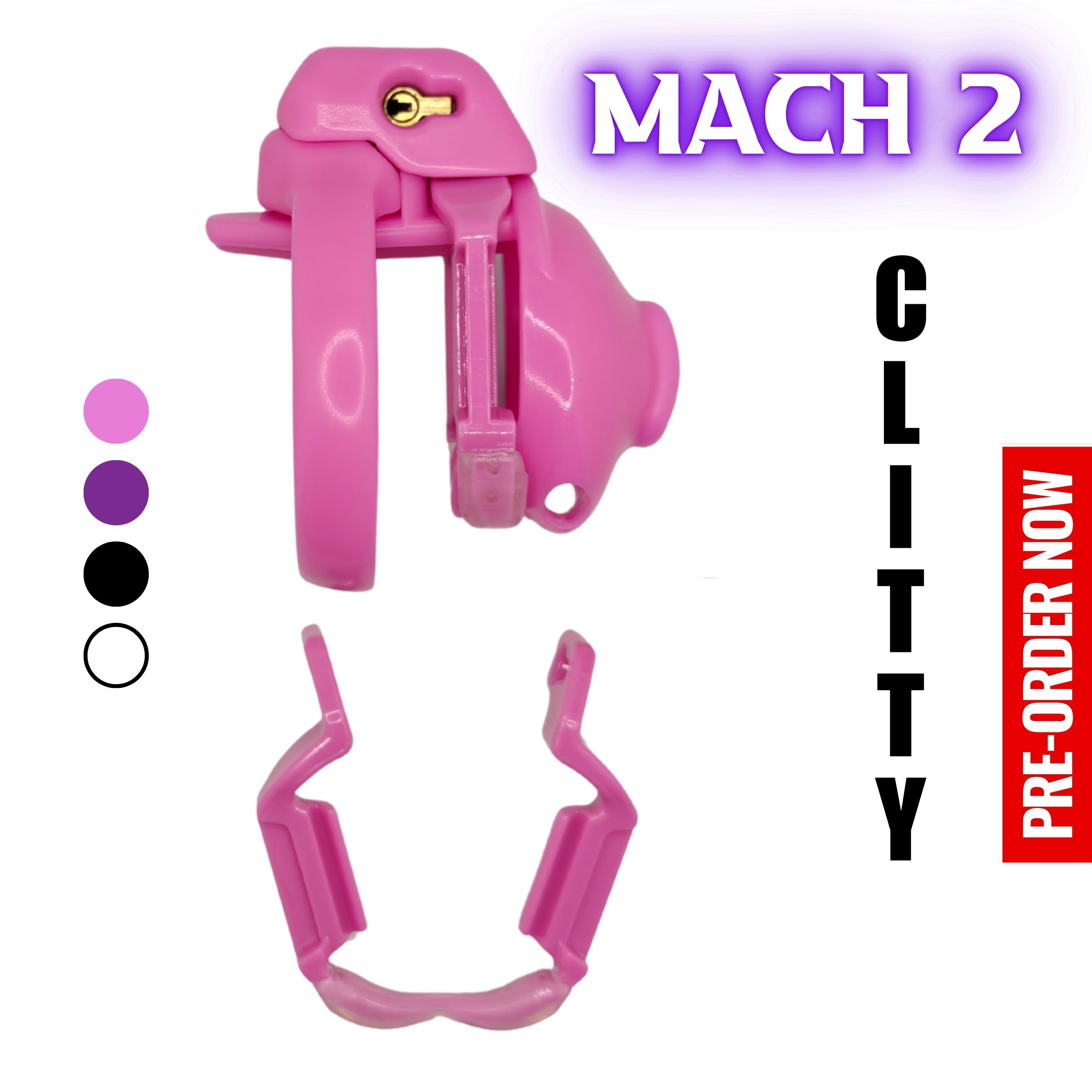 mach 2 clitty pink pre-order display photo